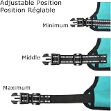 HEELE Dog Harness Medium No Pull Reflective with Handle Turquoise M view 6