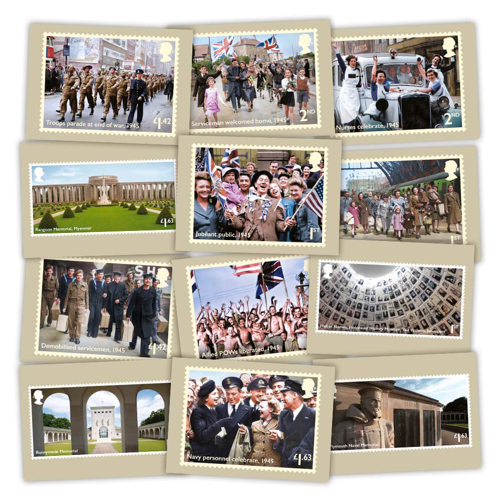 VE Day 75: End of The Second World War- Post Cards