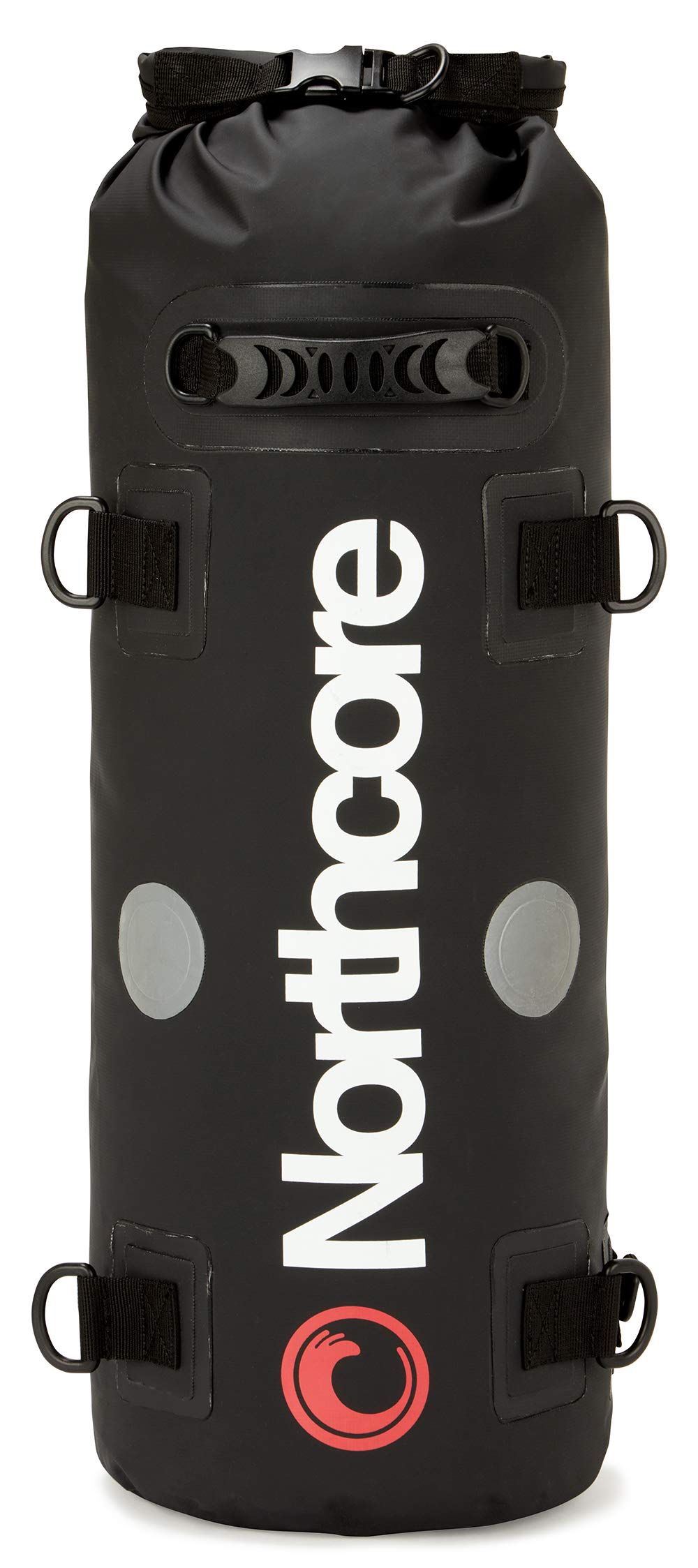Northcore Surfing and Watersports Accessories - Dry Bag 30L 30 Litre Capacity Back Pack - Black - Waterproof Sprayproof