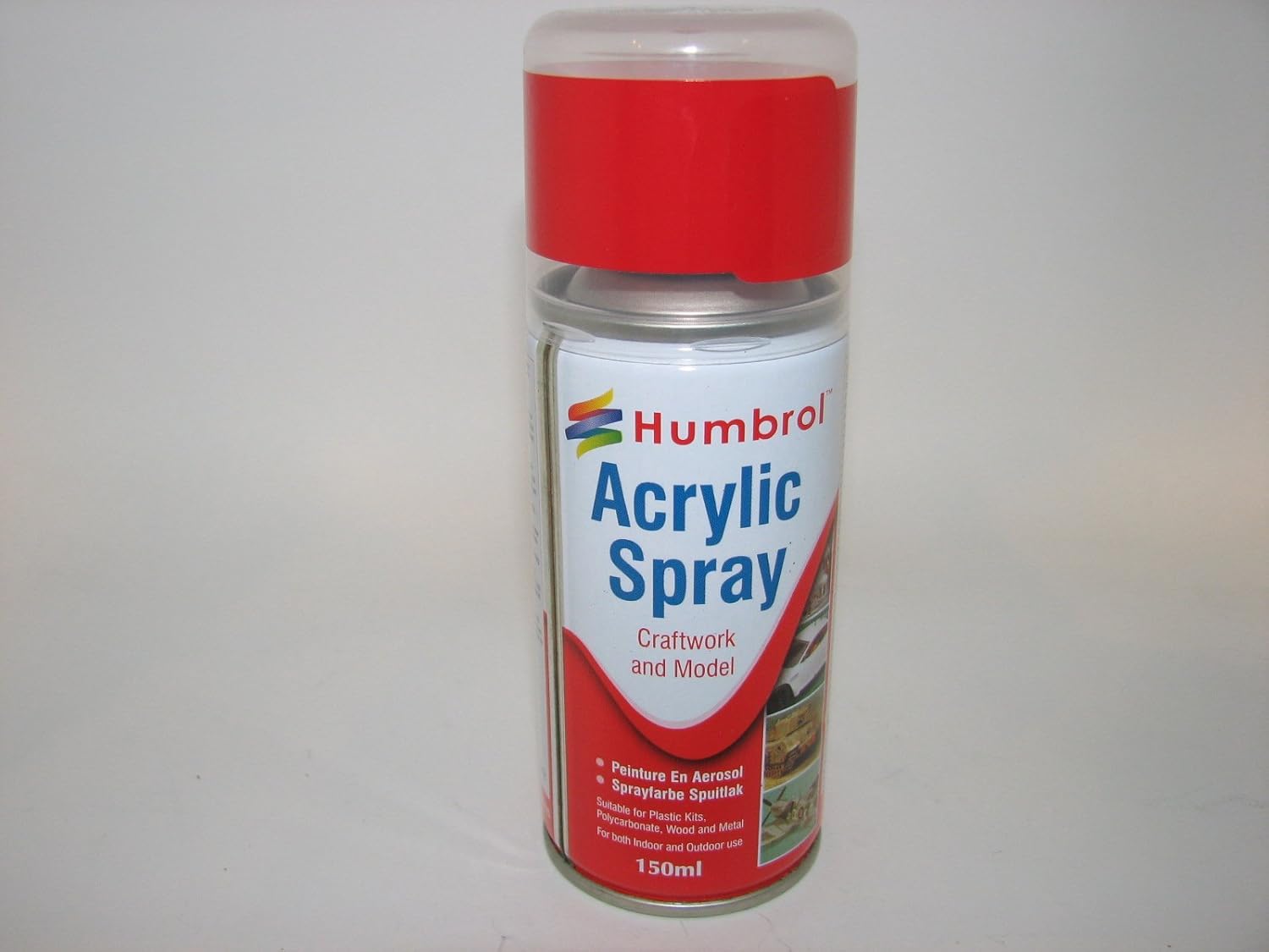 Humbrol AD6019 150ml Acrylic Spray Paint No. 19 Gloss (Bright Red) - Image 4