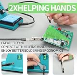 YIHUA 926LED III 60W Soldering Station UK Plug with Tips, Hands view 5