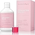 Swedish Collagen Deluxe | 12,500 mg Hydrolyzed Marine Collagen Liquid Supplement - 500 ml, 20 Day Supply | Hyaluronic Acid, Biotin and Vitamin C to Support Healthy Hair, Skin, Nails | Sugar-Free