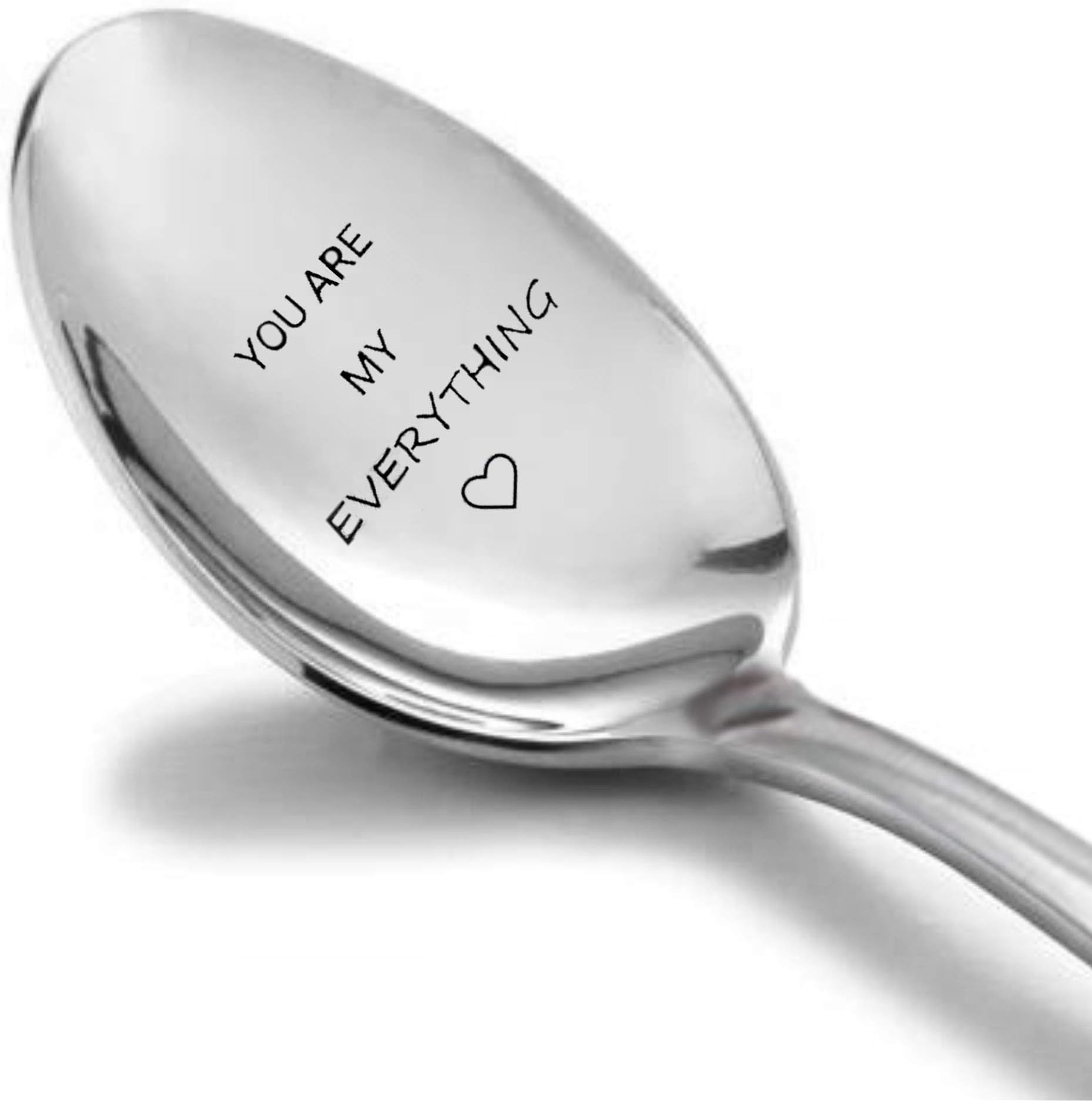 Coffee Spoon Or Tea Spoon - Customized Silverware Spoon- Kitchen Gifts-Engraved Spoon - Couples Gifts – Wedding Gifts – Engagement Gifts – Anniversary Gifts - Personalized Gifts - YOU'RE MY EVERYTHING