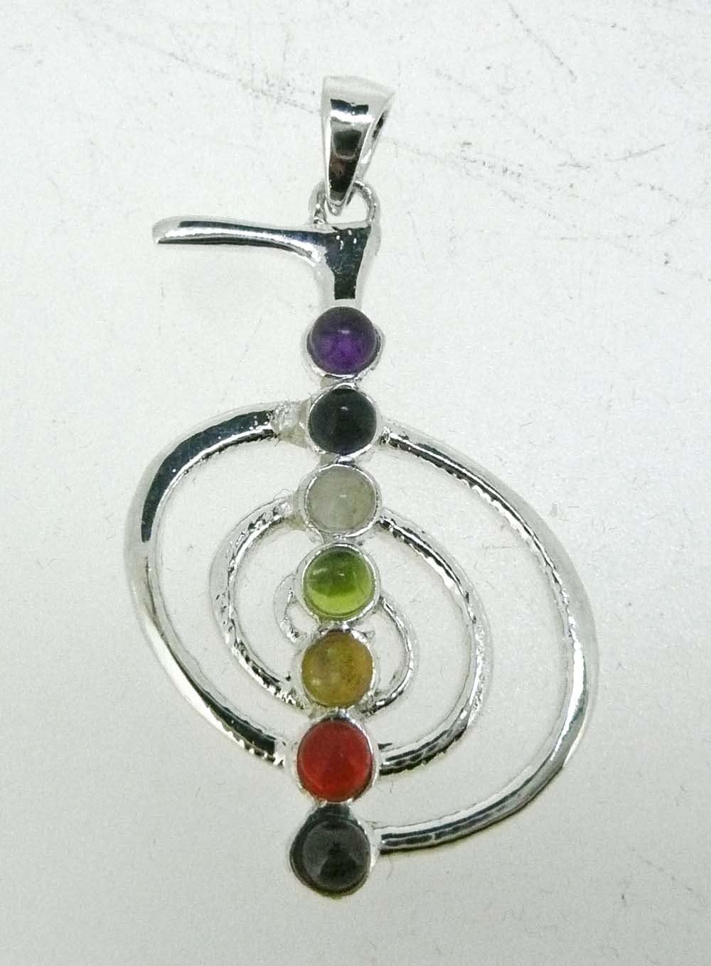 Mineral Import - Colgante Cho Ku Rei con Minerales Chakras (baño de