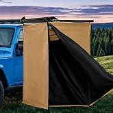 5.6 x 3.3ft Roof Rack Awning Shower Tent for Car Camping, Privacy Shelter | Portable Awning Shower Room Waterproof, Dry-Wet Separation Design, Fits SUV, Truck, Overlanding Vehicles