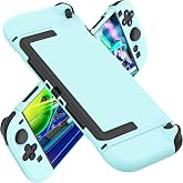 COMCOOL Dockable Case for Nintendo Switch 2 2025 - [Military Grade Drop Protection] Slim Shockproof with Anti-Fingerprint Switch 2 Protective Cover - Light Blue