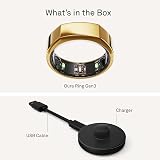 Oura Gen3 Heritage Smart Ring Gold Size 13 Sleep Heart Rate Fitness view 8