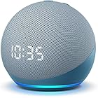 Echo Dot (4th Gen) | Smart speaker with clock and Alexa | Twilight Blue