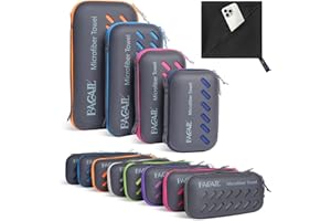 BAGAIL Camping Towel with EVA Case, Compact & Ultra Soft Microfiber Travel Towel - Super Absorbent & Lightweight Quick Dry To