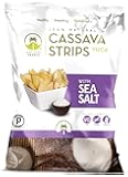Artisan Tropic Cassava Strips, Sea Salt, Cooked in Sustainable Palm Oil, Paleo Certified, 4.5 Oz, (2 Pack)