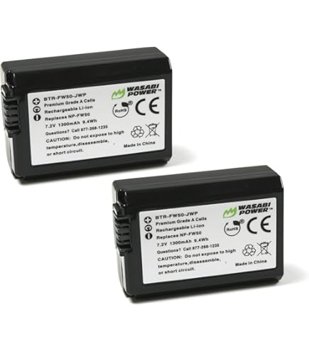 Amazon.com : Battery Pack for Sony Alpha 7 a7 7II a72 a7m2