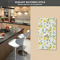 Yellow Lemon Flowers Toggle Light Switch Wall Plate