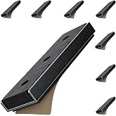 Master Magnetics Ceramic Channel Magnet Pack - Heavy-Duty Strong Magnets - 22 lb Pull Each - Double-Sided Adhesive Foam Backing - Nickel-Plated Base - 3&rdquo; L x 0.905&rdquo; W x 0.25&rdquo; H - 8-Pack