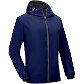 Little Donkey Andy Men’s Lightweight Breathable Windbreaker Golf Jacket UPF50+ Windproof Outdoor Running Coat