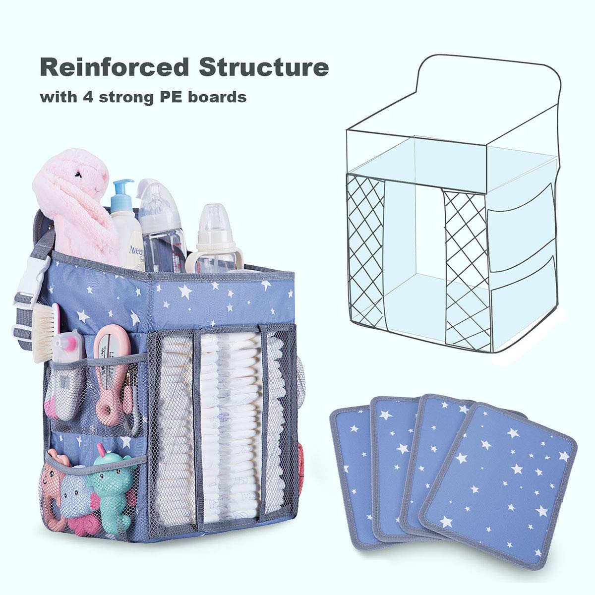 change table side caddy