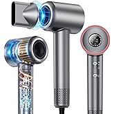 Snugluv Hair Dryer, 160000 RPM High Speed 200 Million Ionic Blow Dryer, Professional Hair Blow Dryer with Diffuser and Nozzle for Home, Travel & Salon Use, 120V