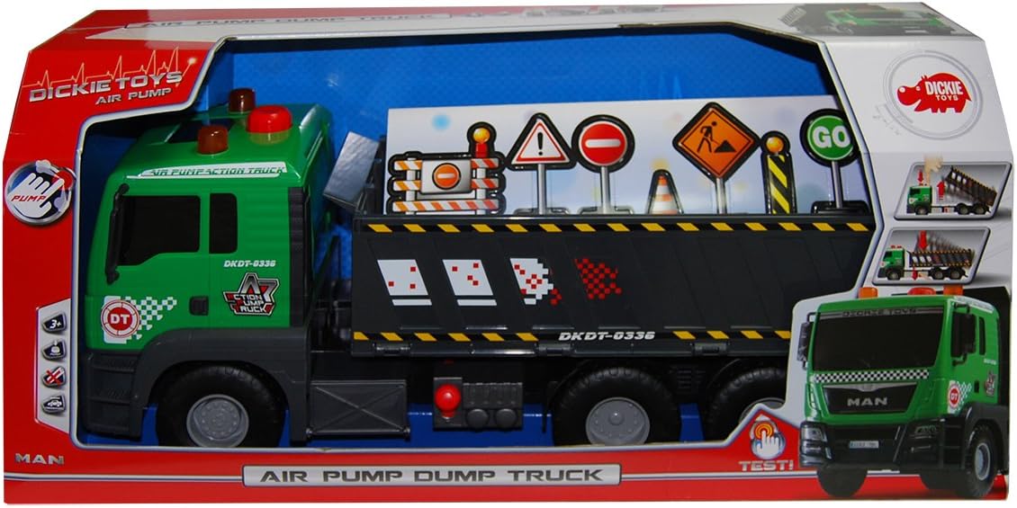 DICKIE TOYS Air Pump Dump Truck Toys & Games