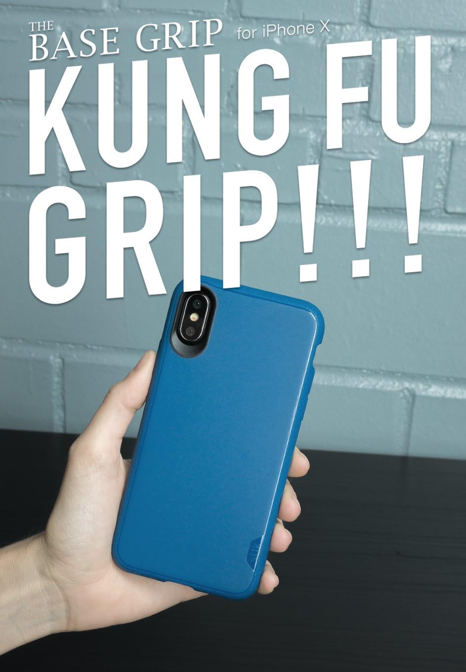 Smartish Iphone Xsx Slim Case Kung Fu Grip Lightweight Protective Thin Cover For Apple Iphone 1010s Silk Blues On The Green
