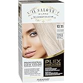 Il Salone Milano Plex Rebuilder Permanent Hair Color Cream - 12.11 Silver Platinum Hair Dye - Professional Salon - Premium Quality - Protects and Restructures - Paraffin, Paraben, Ethyl Alcohol Free