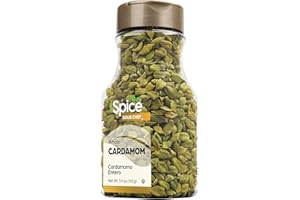 iSpice Cardamom Seeds Whole (3.9 Oz) 110g | Cardamom Pods Whole Pure And Fresh | Kosher | Aromatic Essential Kitchen Herbs