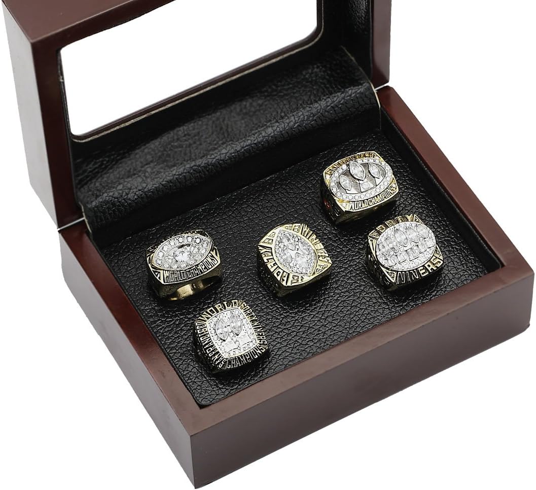 San Francisco 49ers Super Bowl Championship Rings Full Set Replica