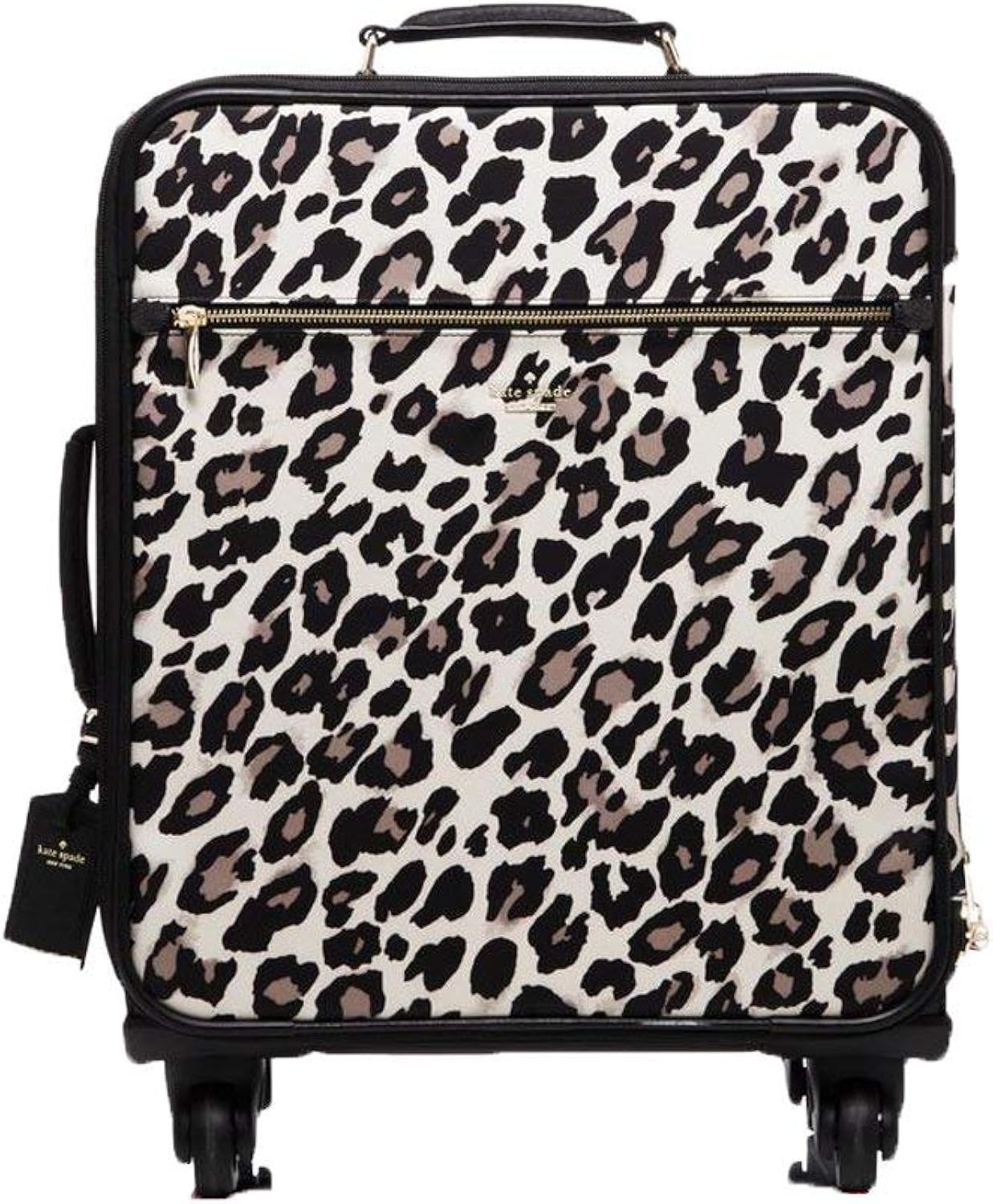 Kate Spade classic nylon leopard international carryon