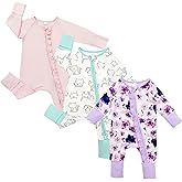 Bow Dream Baby Girl Clothing Footies Bamboo Rayon Baby Girl Clothes Baby Romper Jumpsuit Newborn-24 Months