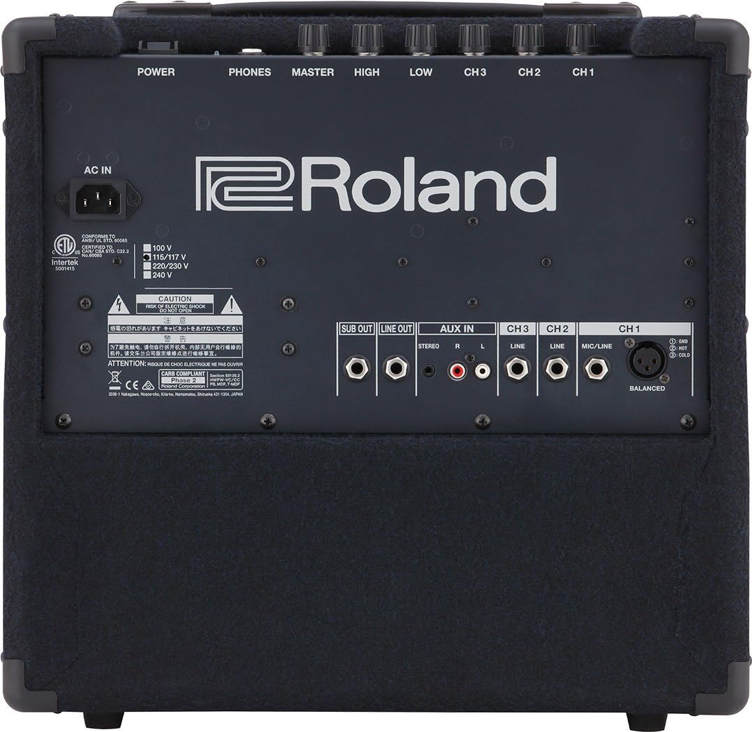 Roland Kc-80 3-Ch Mixing Keyboard Amplifier, Black - Image 5