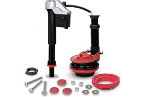 Korky Large 3-inch Complete Toilet Repair Kit, Fixes: Running, Noisy, No/Slow Refill, and No/Weak Flush Toilets, Easy to Install, 5010MP
