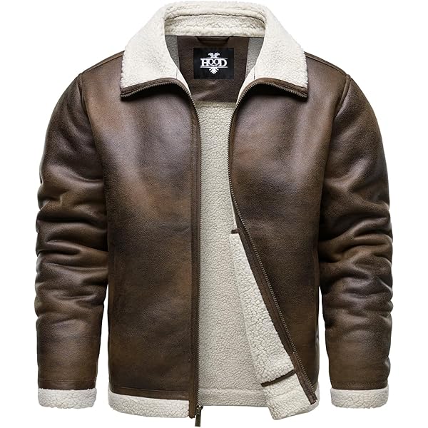 Avirex Men's Genuine Sheepskin Leather Jacket | Flight Suit