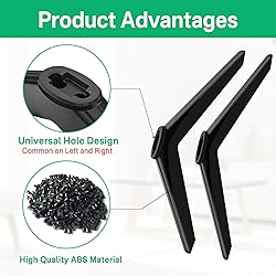 Rimous TV Stand Legs for TCL Roku TV Legs