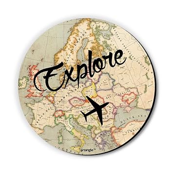 Seven Rays Explore Wooden Fridge Magnet (Multicolour)