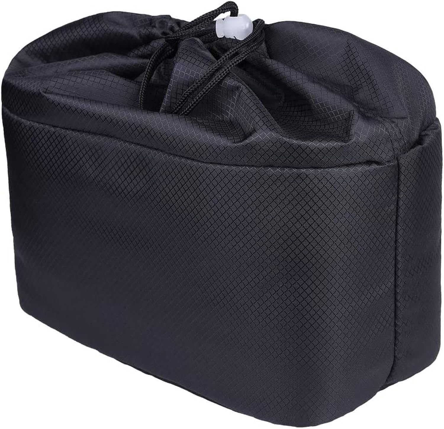 JAKAGO Shockproof DSLR Camera Bag,Waterproof SLR Camera Insert Case with 4 Detachable Dividers for Canon Sony Nikon Olympus DSLR Lens or Flash Light (Black)