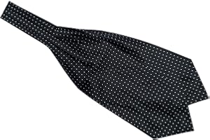 Elfeves Men's Paisley Floral 100% Silk Cravat Ties Hademade Formal Jacquard Woven Ascot