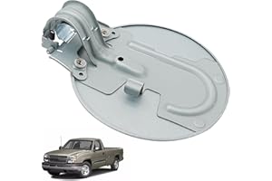 Gas Tank Door Cover Compatible with 1999-2006 Chevy Silverado 1500 2500 GMC Sierra 1500 2500 Fuel Filler Door, Replaces# 0856