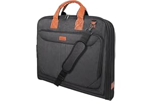 Vangue Garment Bags for Travel Suit Bag Large Carry On Garment Bags with Strap for Business for Airline Hanging Clothes Travel Bag Luggage for Men Dim Gray