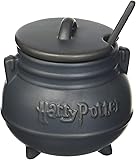 Harry Potter 48013 Cauldron Ceramic Soup Mug with Spoon (Black, Standard, 16 oz)