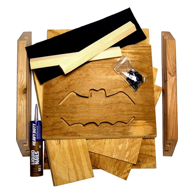 Bat Conservation and Management 3Chamber Bat House Kit DIY Made in