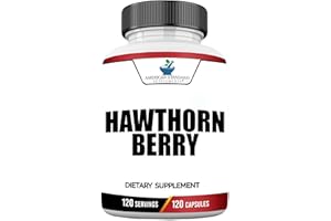 American Standard Supplements Hawthorn Berry, Made with Organic Hawthorn Berry Extract - Vegan, Gluten Free, Non-GMO, 120 Capsules, 120 Servings