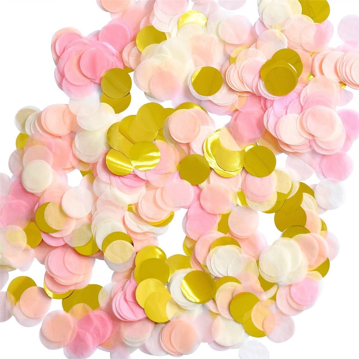 EJY 1 Inch Paper Confetti Round Tissue Confetti Party Circle Paper