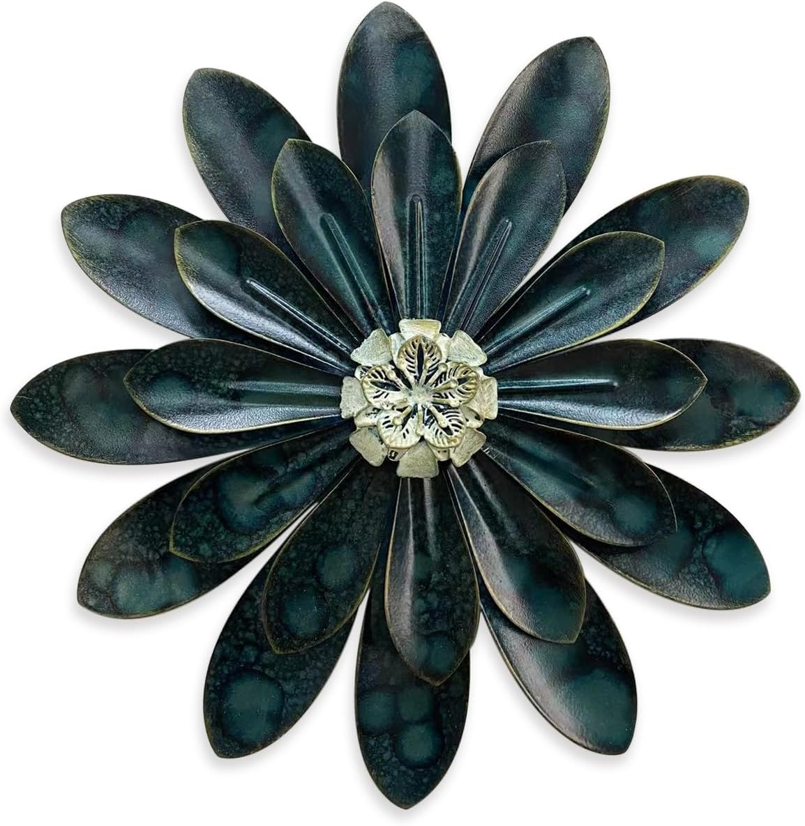 Plaques & Wall Art - Metal Flower Wall Sculpture, 12