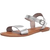 Amazon Essentials Women's Two Strap Buckle Sandal