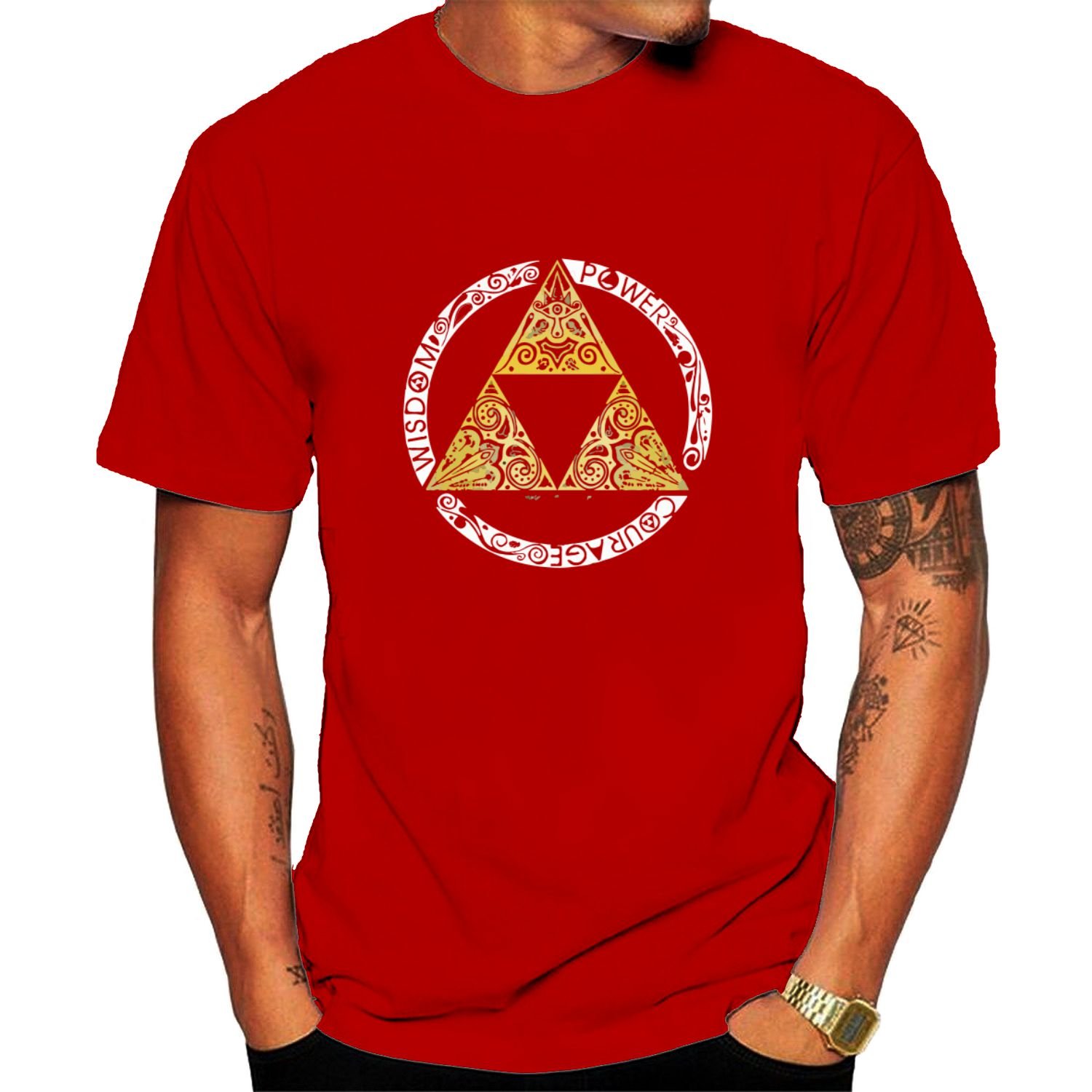 S The Legend Of Zelda Triforce T Shirt Black Minaze