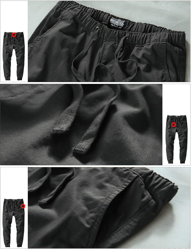 match men's chino jogger pants