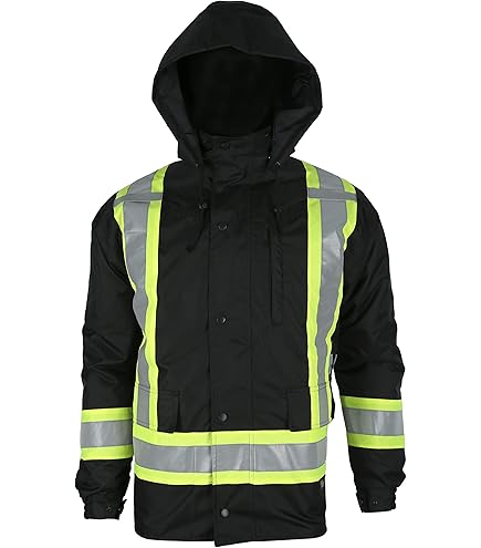 VIKING Open Road 150 Denier Surveyor Chaleco De Seguridad Con Cinta Reflectante Vi-brance De 5 Cm De Más De 10 Cm, Color Negro, Mediano