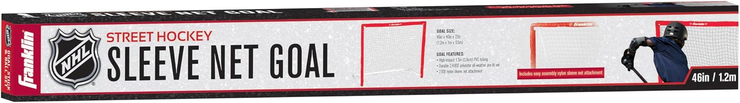 Franklin Sports Hockey Goal - NHL - PVC - 46 x 40 Inch : Hockey Nets : Sports & Outdoors