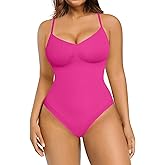 FeelinGirl Shapewear Bodysuit Tummy Control Body Shaper for Women Seamless Waist Snatching Shaper