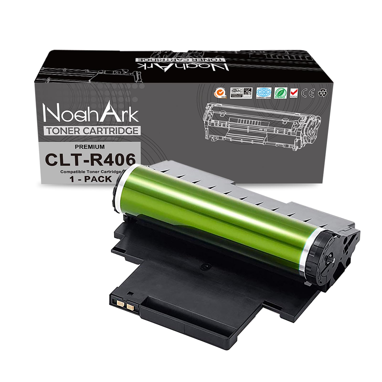 NoahArk Compatible for CLT-R406 R406 CLT-R404 Drum Unit Replacement for C410W CF460FW C460W CLP-360 CLP-365 CLX-3305 CLP-365W CLX-3305FW CLX-3300 CLX-3305FN CLX-3305W CLX-3305N (Black+Color)