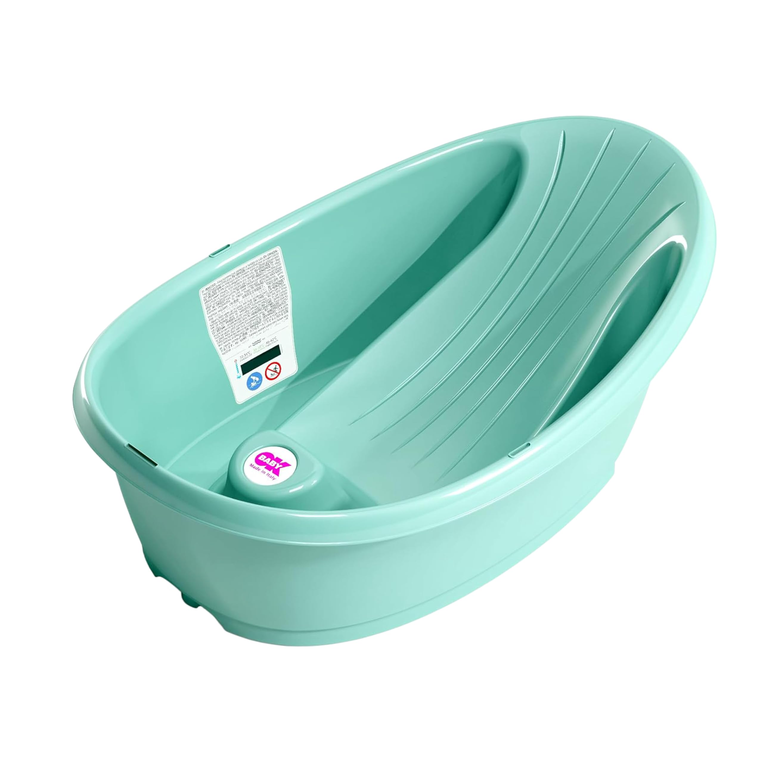 OKBABY Onda Baby Compact Baby Bath Tub, 0-12 Months, Turquoise