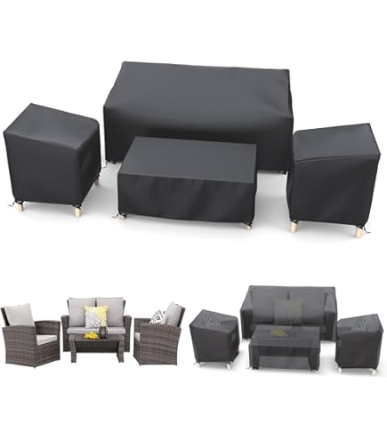 QIAOH Funda Para Muebles De Jardu00edn De X X 48